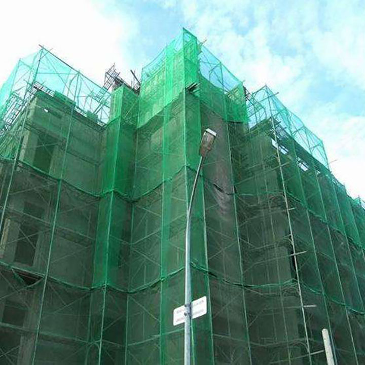 HDPE Fall Protection Safety Net ဆောက်လုပ်ရေး ပလတ်စတစ်ဘေးကင်းရေးပိုက်